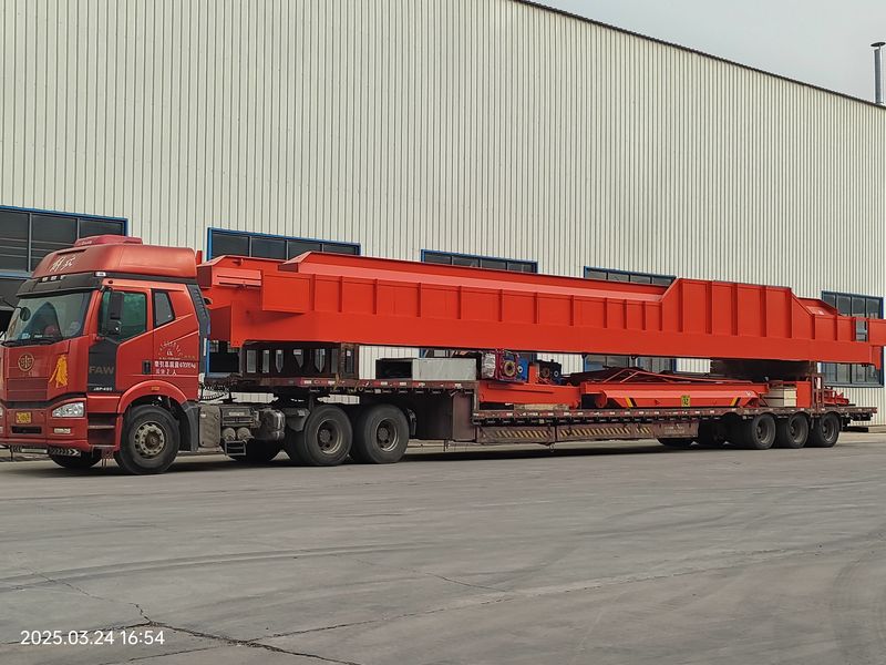 通用橋式起重機(jī) QDXX32/5t—19.5m 電動單梁橋式起重機(jī) 2臺 LD10t—16.5m 制作完成，發(fā)往河北石家莊交付客戶使用。